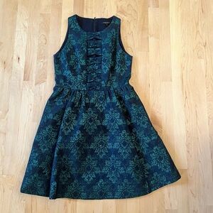 Nanette Lepore Dress in Green and Navy